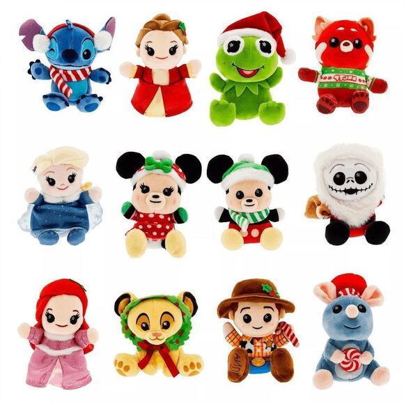 NEW BELLE Wishables Plush Toy Disney Parks Holiday Calendar 2024 NWOP Limited - Picture 4 of 7
